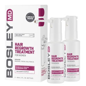 BosleyMD с миноксидилом 2% спрей  для восстановления роста волос у женщин